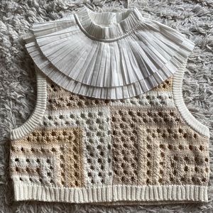 SEA NEW YORK DETACHABLE PLEATED COLLAR- NWT